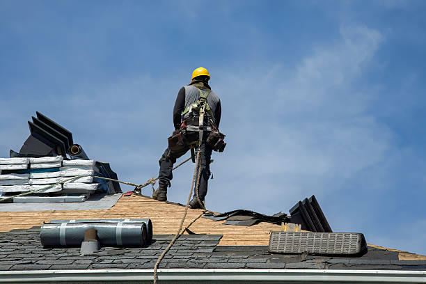 Professional Roofing technician working in Valley, AL